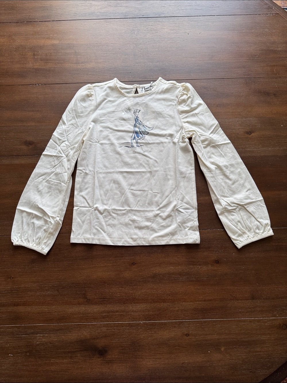 Sz 12 Disney X Janie and Jack Frozen 2 Elsa Into the Unknown cotton long sleeve